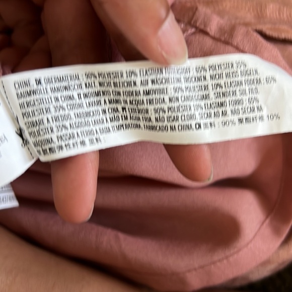 NWT Endless Rose Faux Suede -Line Bodycon Dress Azalea Pink Size L - Picture 5 of 5